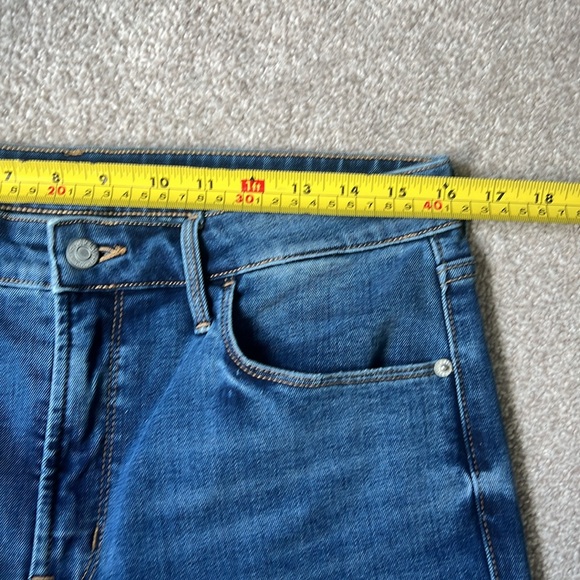 Old Navy Tall 12 High Rise Kicker Bootcut Jeans in medium indigo secret slim - Picture 4 of 10